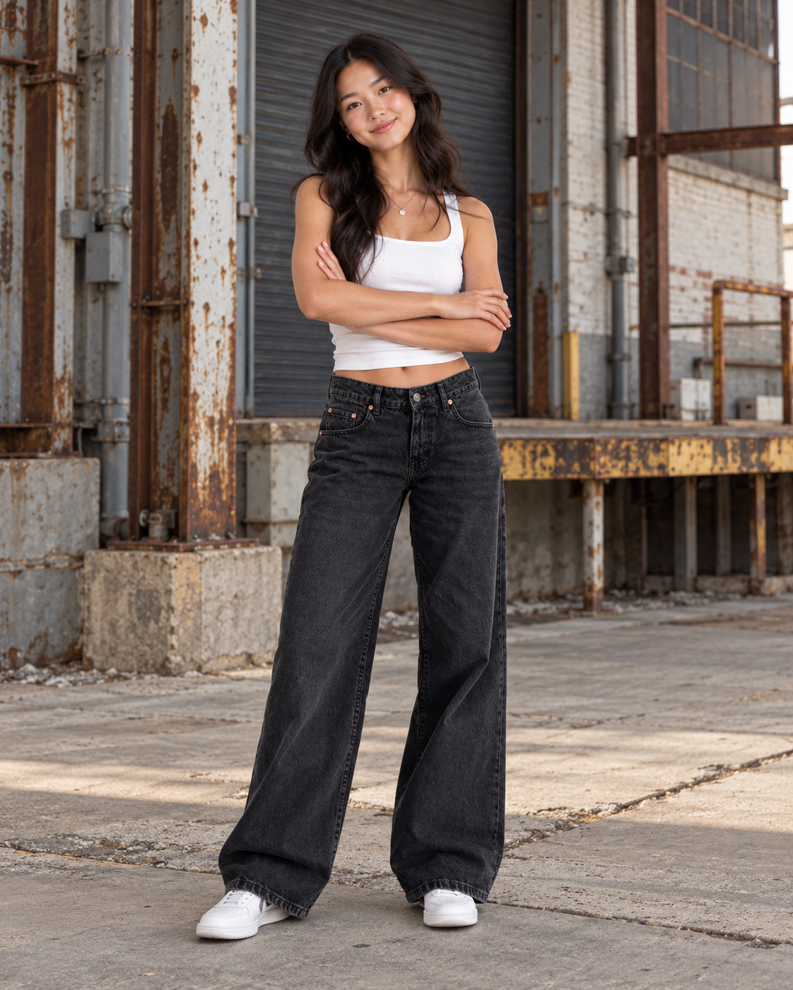JAXXIE Vintage Straight-Leg Jeans
