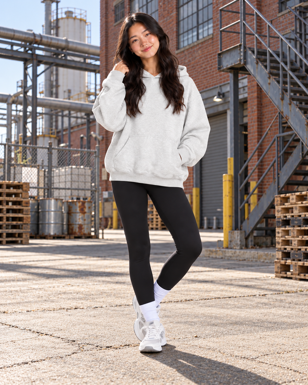 JAXXIE Oversized Streetwear Hoodie