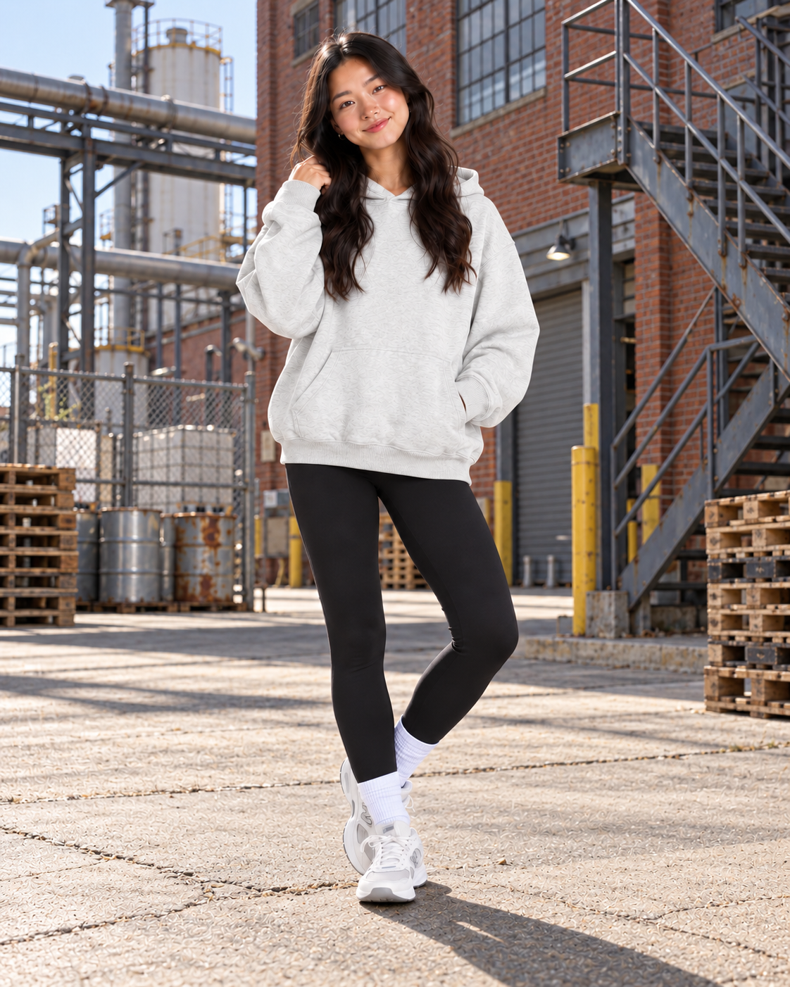 JAXXIE Oversized Streetwear Hoodie