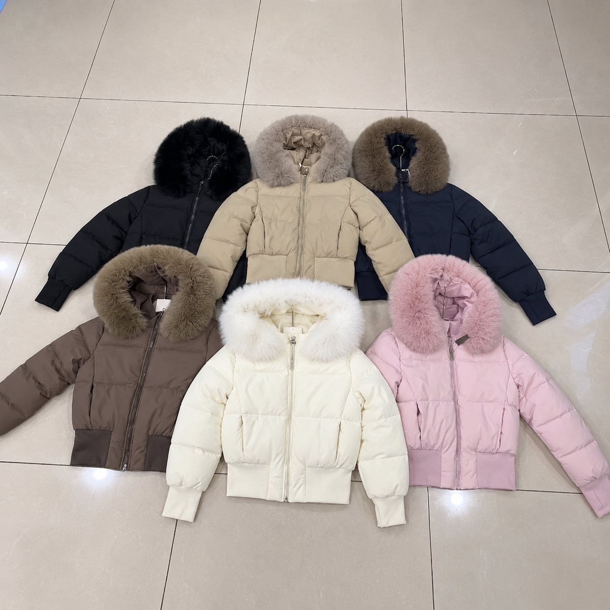 JAXXIE Cropped Puffer Jacket