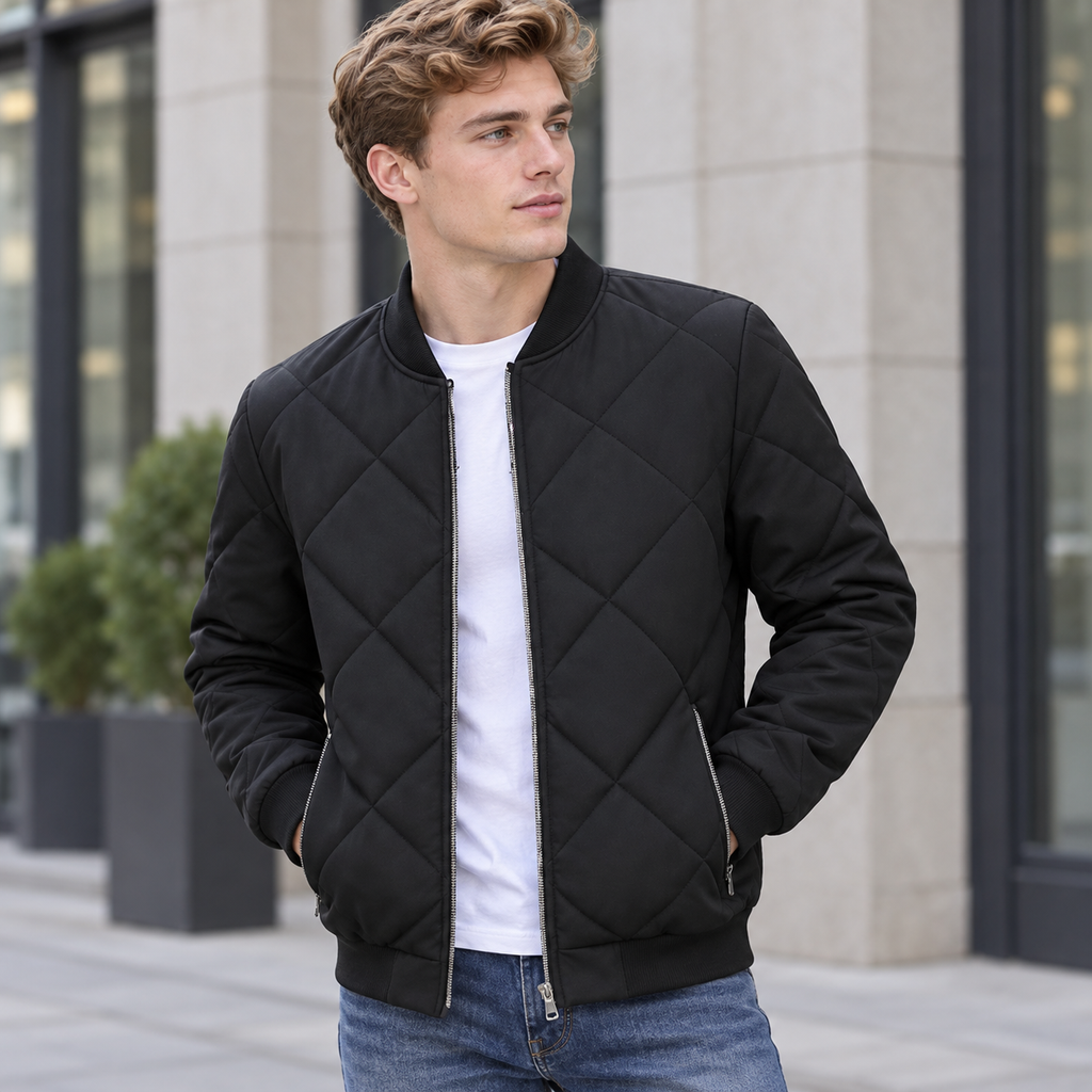 JAXXIE Puffer Bomber Jacket